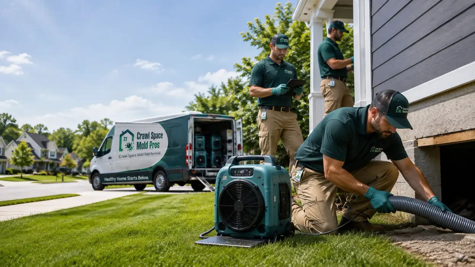 Crawl Space Mold Removal in Reubens, ID